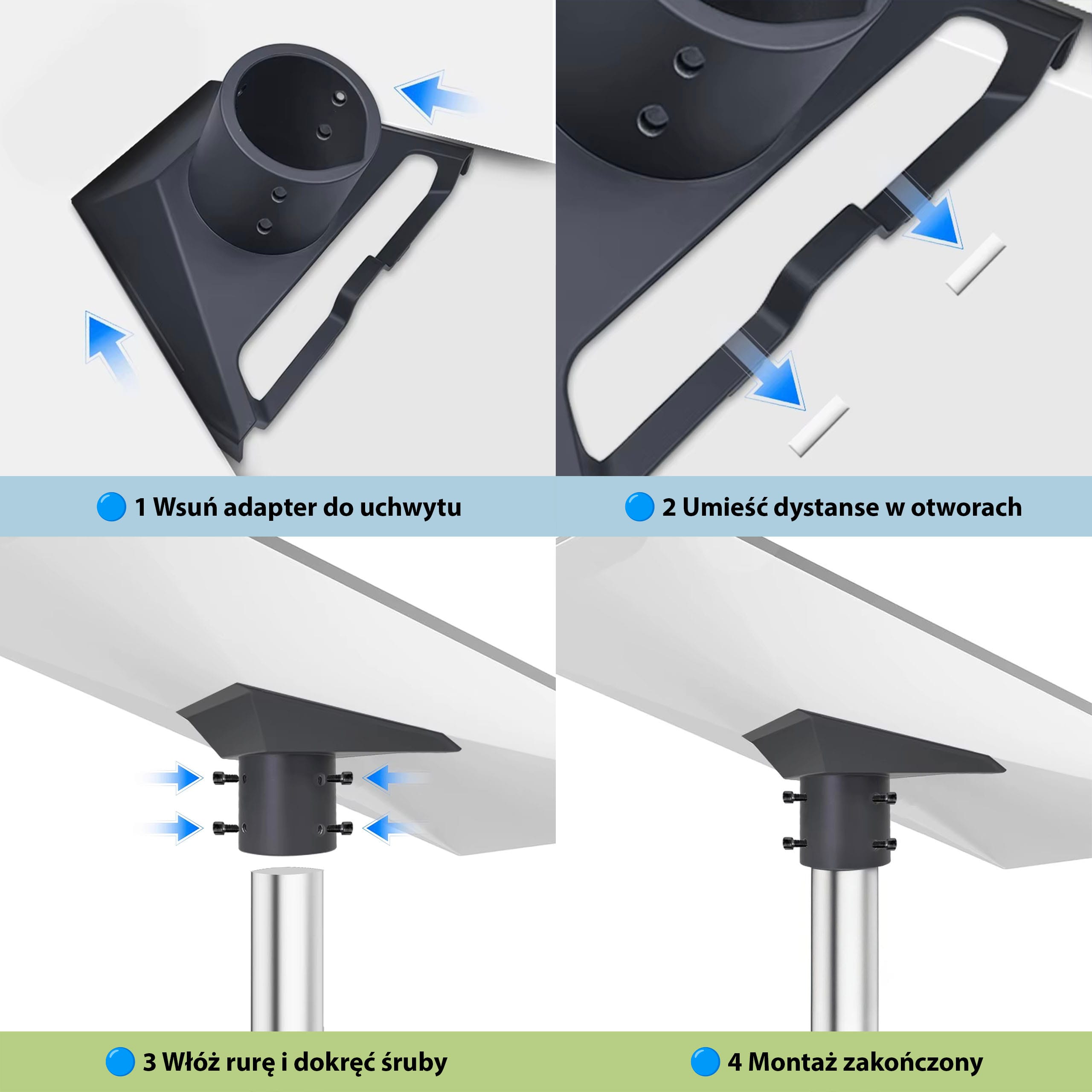 Zestaw montażowy do Starlink Gen 3 – uchwyt 30/60 + adapter rurowy - obrazek 12